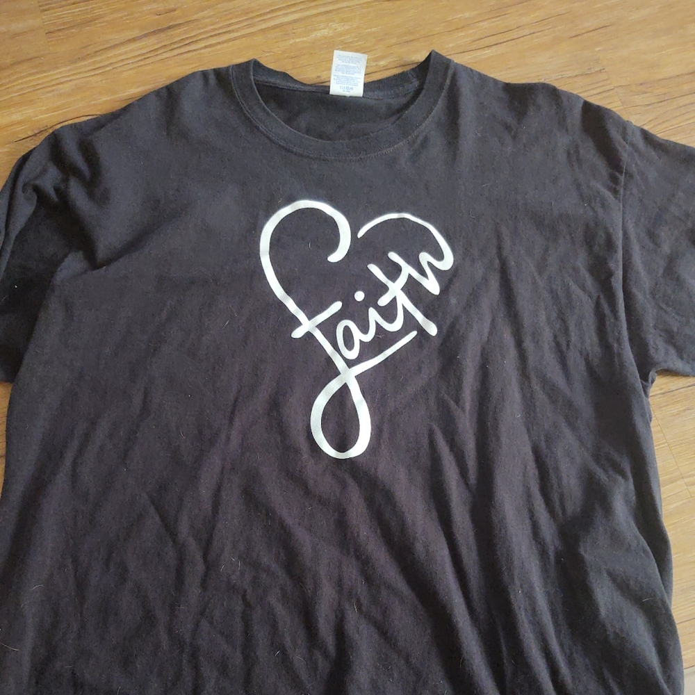 Faith Black XL t-shirt unisex